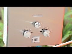 LP podgrzewacz wody gazowa Panel ze stali nierdzewnej Prysznic zewnętrzny 6L