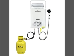 10l płytka chłodna gazowy podgrzewacz wody gazowa ręczne przyciski sterujące białe