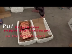 Umieścić beztlenku miedzianego wymiennika ciepła na dolnej powłokę